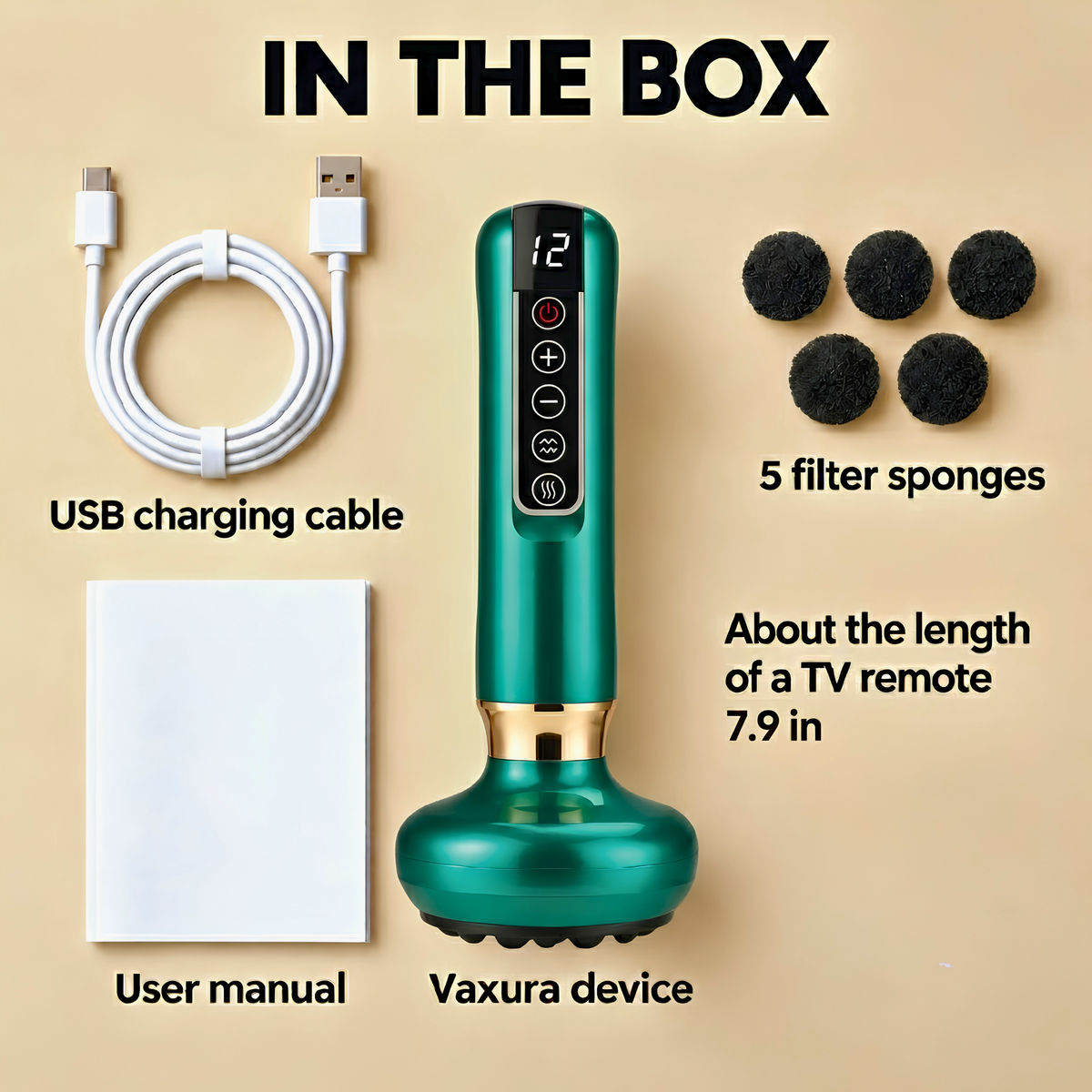 Vaxura Smart Cupping Therapy Device