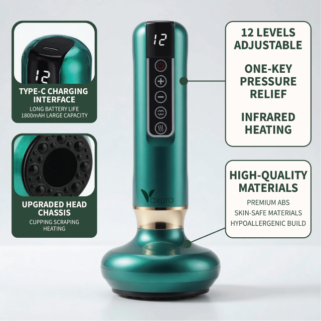 Vaxura Smart Cupping Therapy Device